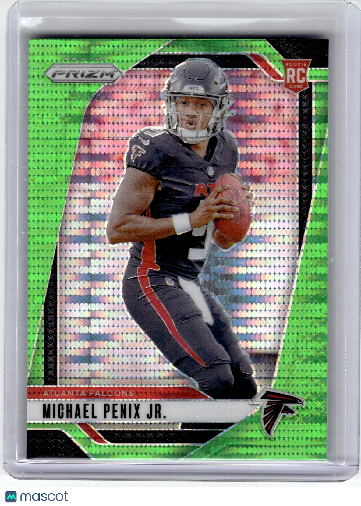 2024 Panini Prizm Football Football—Michael Penix Jr. #378 Green RC