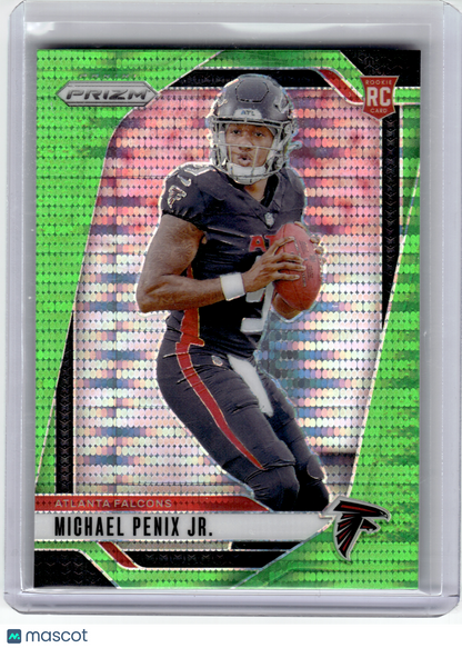 2024 Panini Prizm Football Football—Michael Penix Jr. #378 Green RC