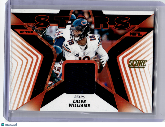 2025 Panini Score Football Stars of the NFL—Caleb Williams #SNJ-CWS (Patch)