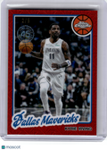 2025 Topps Chrome Basketball—Kyrie Irving #TC-KI Red Mojo 2/5