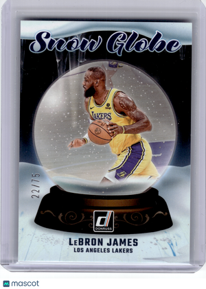 2024 Panini Donruss Snow Globe Basketball—LeBron James #10 22/75