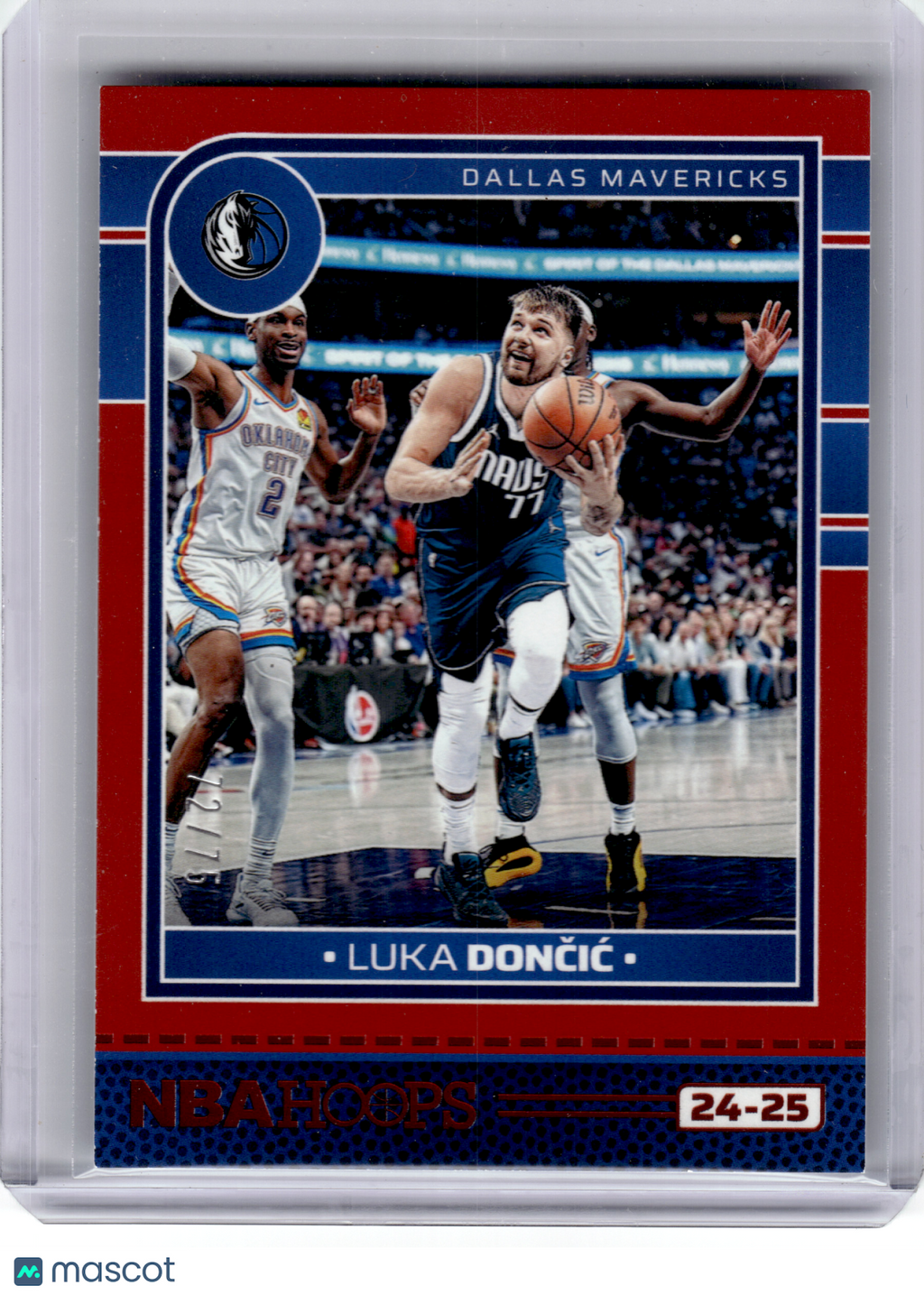 2024 Panini NBA Hoops Basketball—Luka Dončić #115 Red 72/75