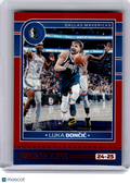 2024 Panini NBA Hoops Basketball—Luka Dončić #115 Red 72/75