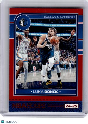 2024 Panini NBA Hoops Basketball—Luka Dončić #115 Red 72/75