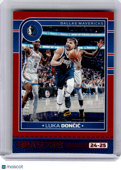 2024 Panini NBA Hoops Basketball—Luka Dončić #115 Red 72/75