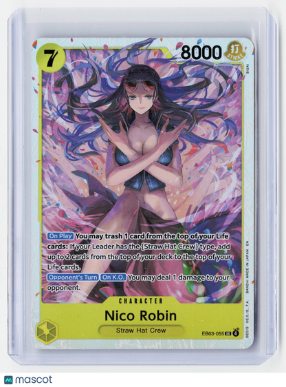 2024 One Piece Card Game—Nico Robin #EB03-055 Adventure on Kami's Island