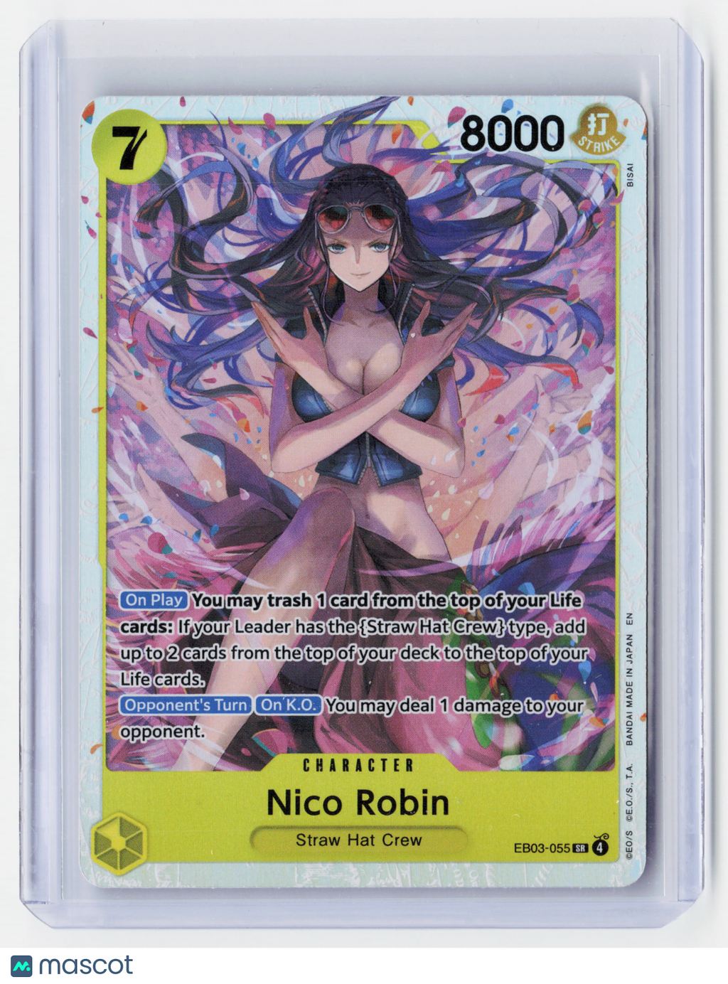 2026 One Piece Card Game—Nico Robin #EB03-055 One Piece Heroines Edition—SR Foil