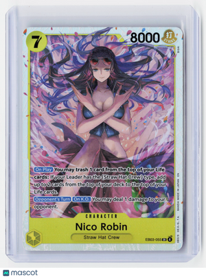 2026 One Piece Card Game—Nico Robin #EB03-055 One Piece Heroines Edition—SR Foil