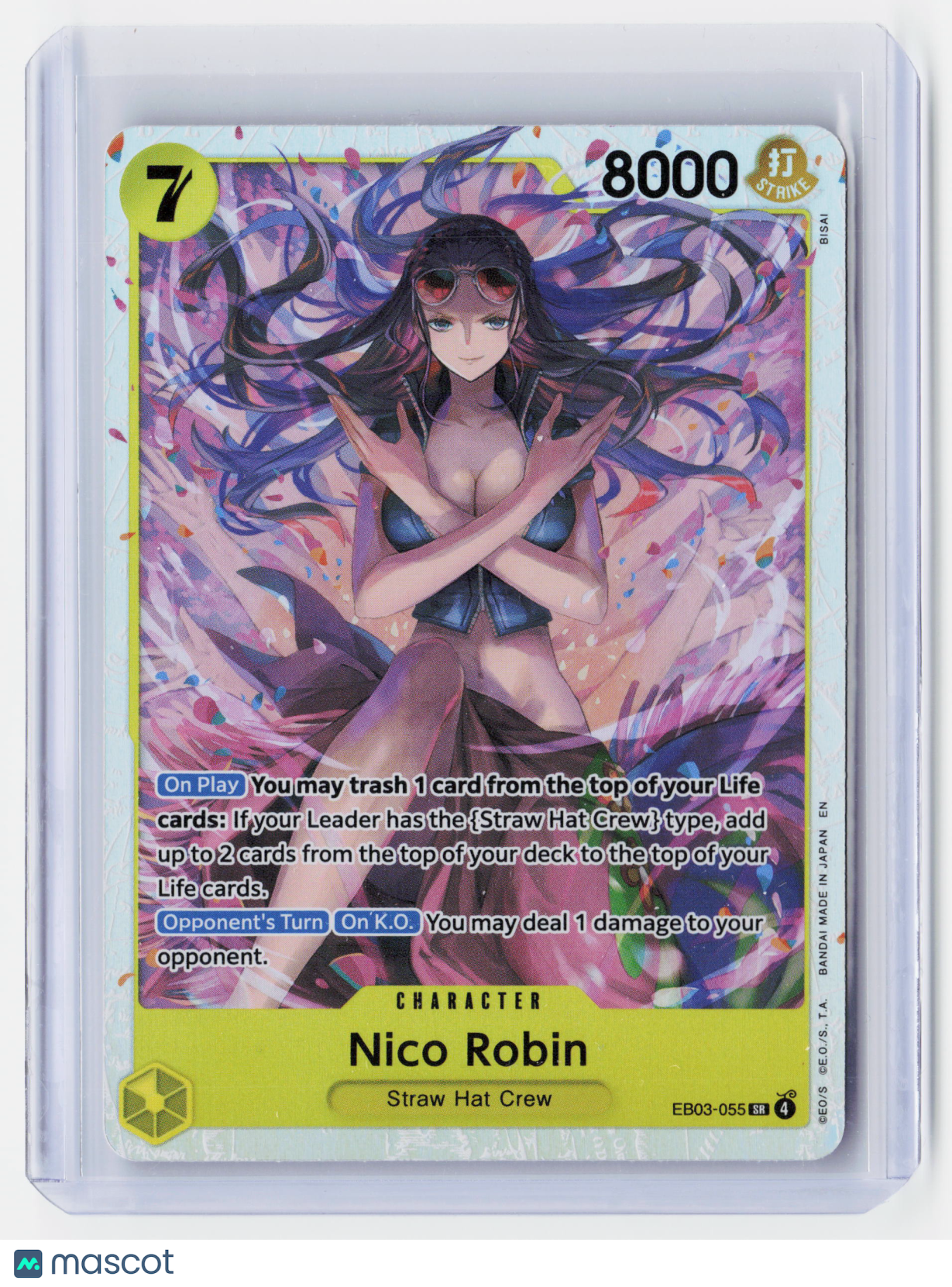 2026 One Piece Card Game—Nico Robin #EB03-055 One Piece Heroines Edition—SR Foil