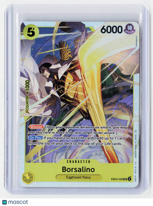 2026 One Piece Card Game—Borsalino #EB04-058 Adventure on Kami's Island—SR Foil