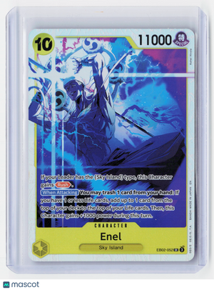2025 One Piece TCG—Enel #EB02-052 Anime 25th Collection (EB-02)—SR Foil