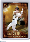 2025 Topps X Bob Ross The Joy of Baseball Bat On Ball—Mark McGwire #BOB-3