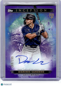 2024 Topps Inception Baseball—Dominic Canzone #BRES-DCA Purple RC 169/199