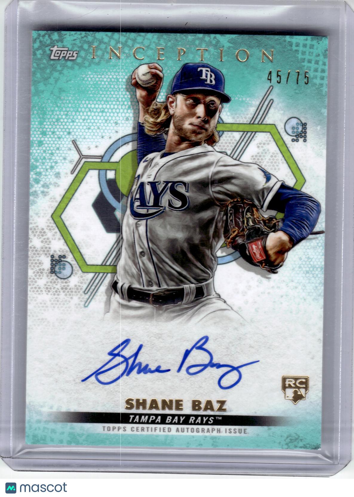 2022 Topps Inception Baseball—Shane Baz #BRES-SBA RC 45/75
