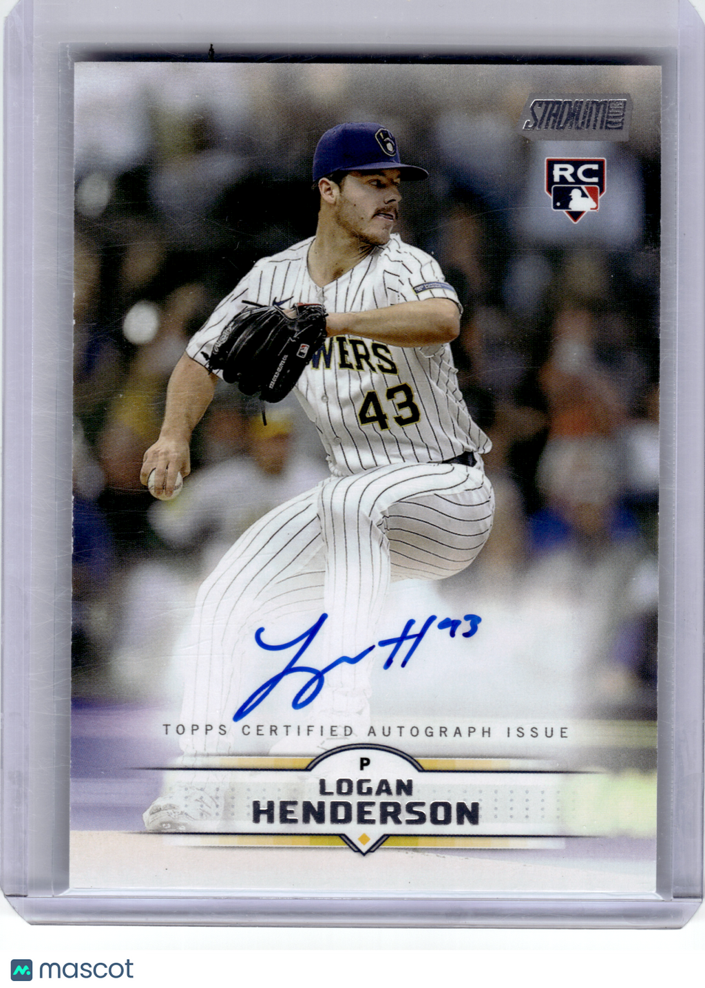 2024 Topps Stadium Club Baseball—Logan Henderson #SCBA-LH RC