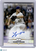 2024 Topps Stadium Club Baseball—Logan Henderson #SCBA-LH RC