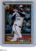 2025 Topps Chrome 75 Years of Baseball —Yordan Alvarez #91C-50 Silver Refractor