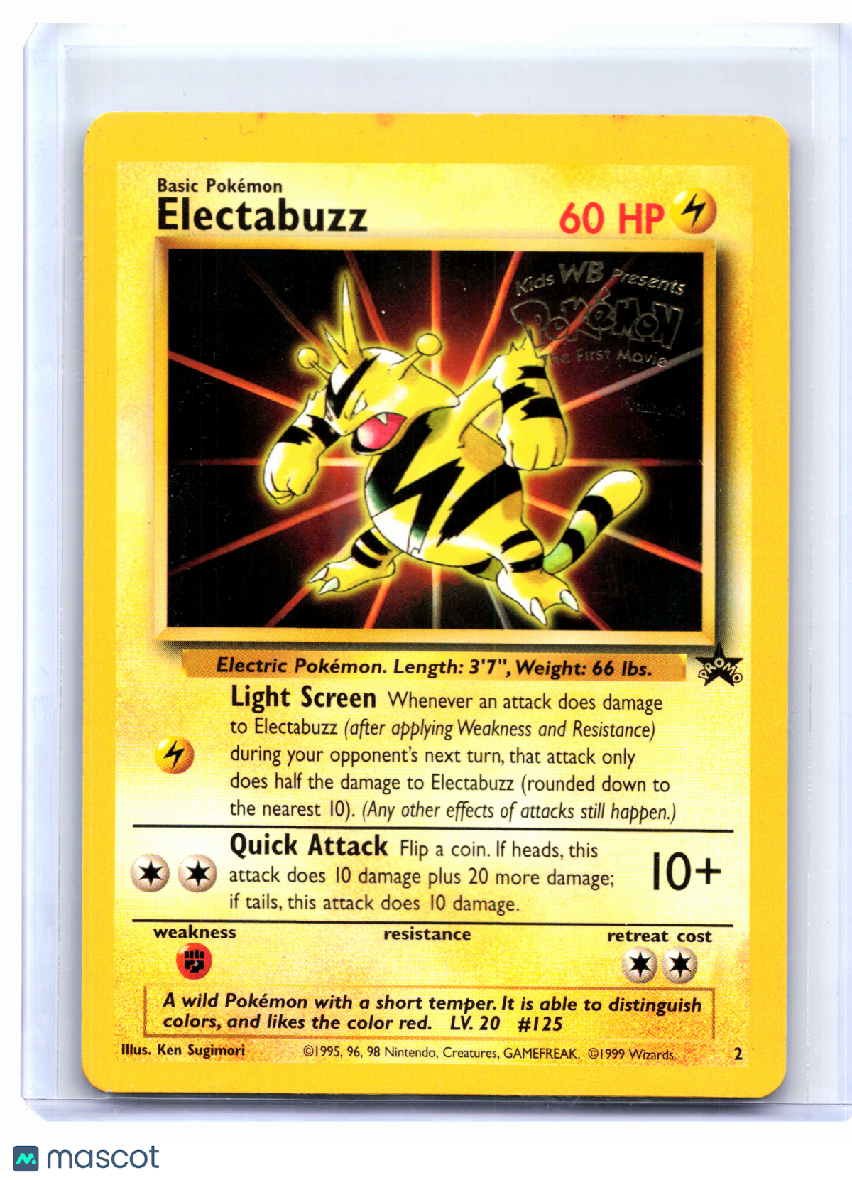 1999 Pokemon—Electabuzz (Movie Promo) #2 WoTC Promo—Promo Nonholo