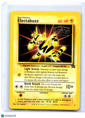 1999 Pokemon—Electabuzz (Movie Promo) #2 WoTC Promo—Promo Nonholo [LP]