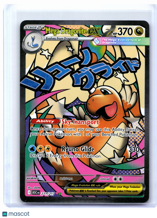 2026 Pokemon—Mega Dragonite ex #271/217 Ascended Heroes—Mega Attack Rare Holo