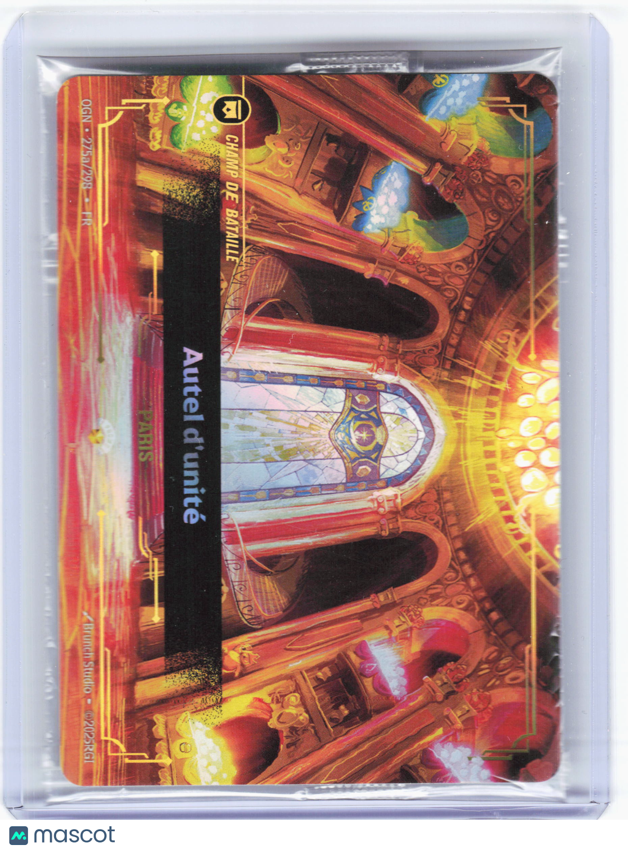 2025 Riftbound—Autel d'unité (Altar of Unity) #275a—(TFT Paris Promo) (Sealed)