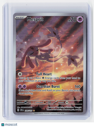 2024 Pokemon—Mesprit #204/191 Surging Sparks—Illustration Rare Foil