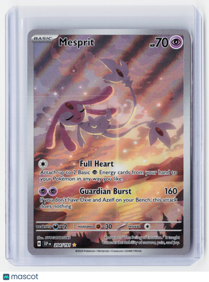 2024 Pokemon—Mesprit #204/191 Surging Sparks—Illustration Rare Foil