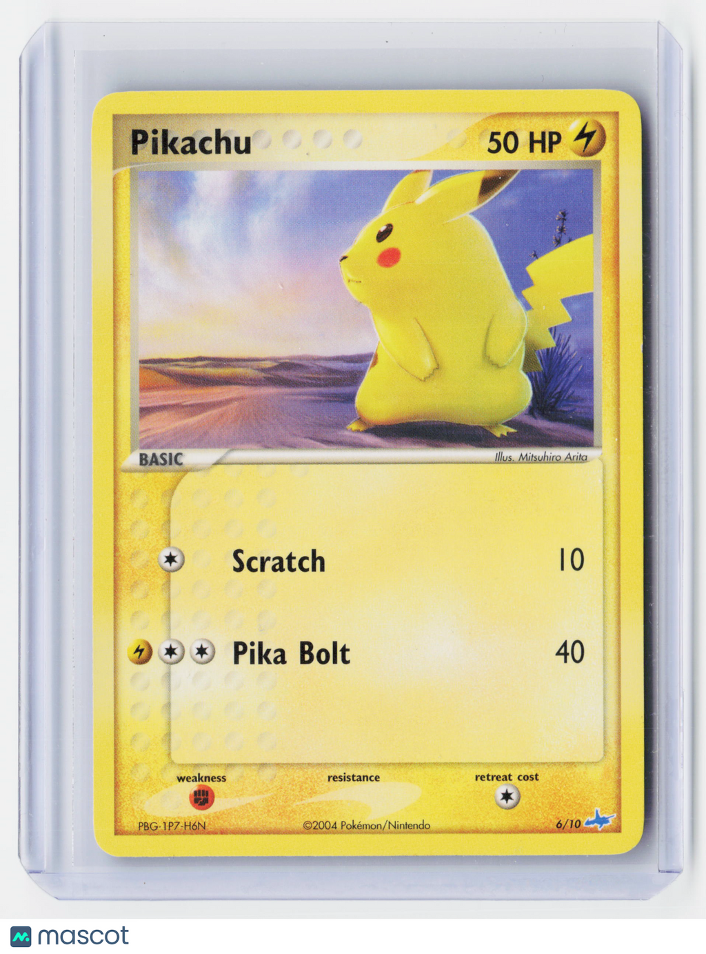2004 Pokemon—Pikachu #6/10 EX Trainer Kit 1: Latias & Latios—Common Nonfoil