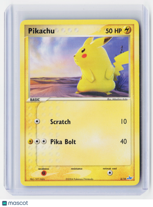 2004 Pokemon—Pikachu #6/10 EX Trainer Kit 1: Latias & Latios—Common Nonfoil