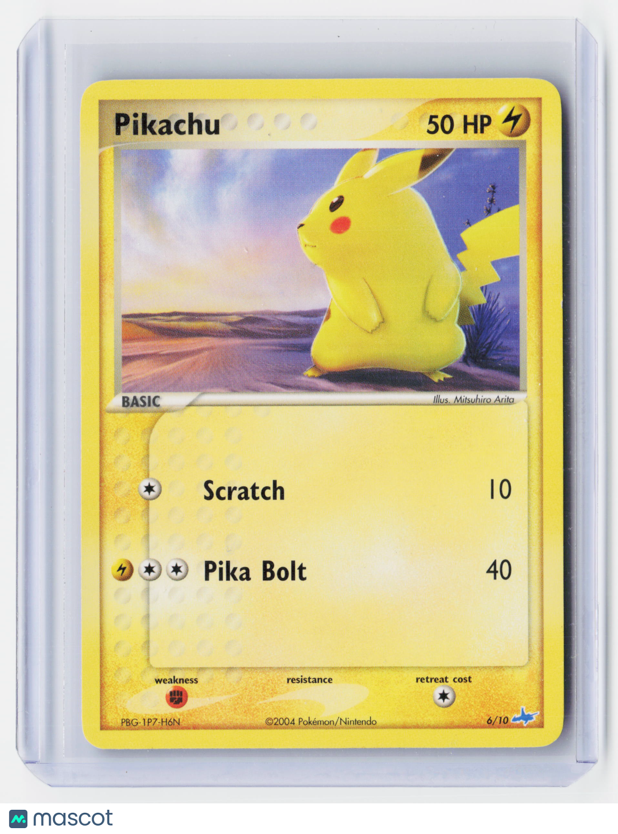 2004 Pokemon—Pikachu #6/10 EX Trainer Kit 1: Latias & Latios—Common Nonfoil