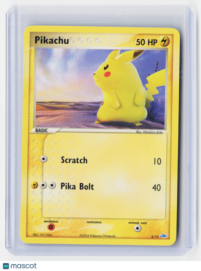 2004 Pokemon TCG—Pikachu #6/10 EX Trainer Kit 1: Latias & Latios—Regular Promo