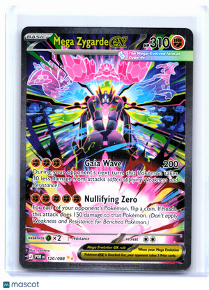 2026 Pokemon—Mega Zygarde ex #120/088 Perfect Order—Special Illustration Rare