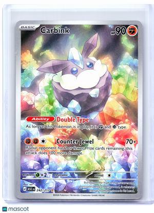 2026 Pokemon—Carbink #242/217 Ascended Heroes—Illustration Rare Holo