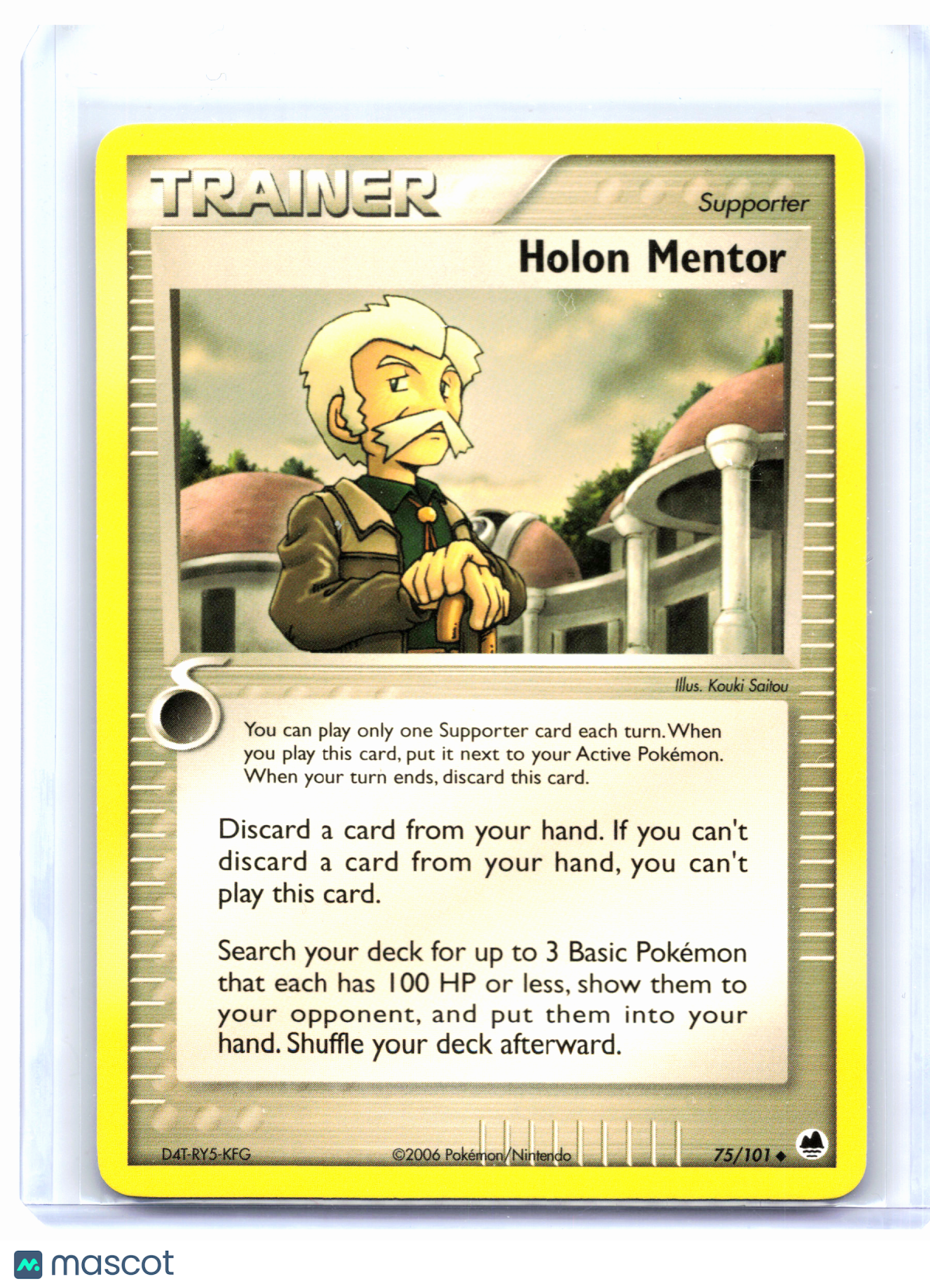 2006 Pokemon—Holon Mentor #75/101 EX Dragon Frontiers—Uncommon Nonholo [LP]