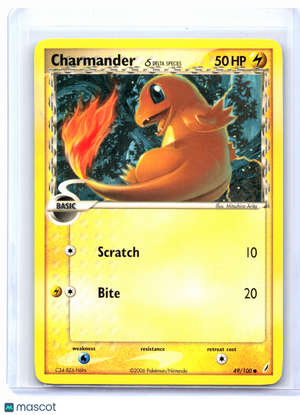 2006 Pokemon—Charmander (Delta Species) #49 EX Crystal Guardians—Common Nonholo