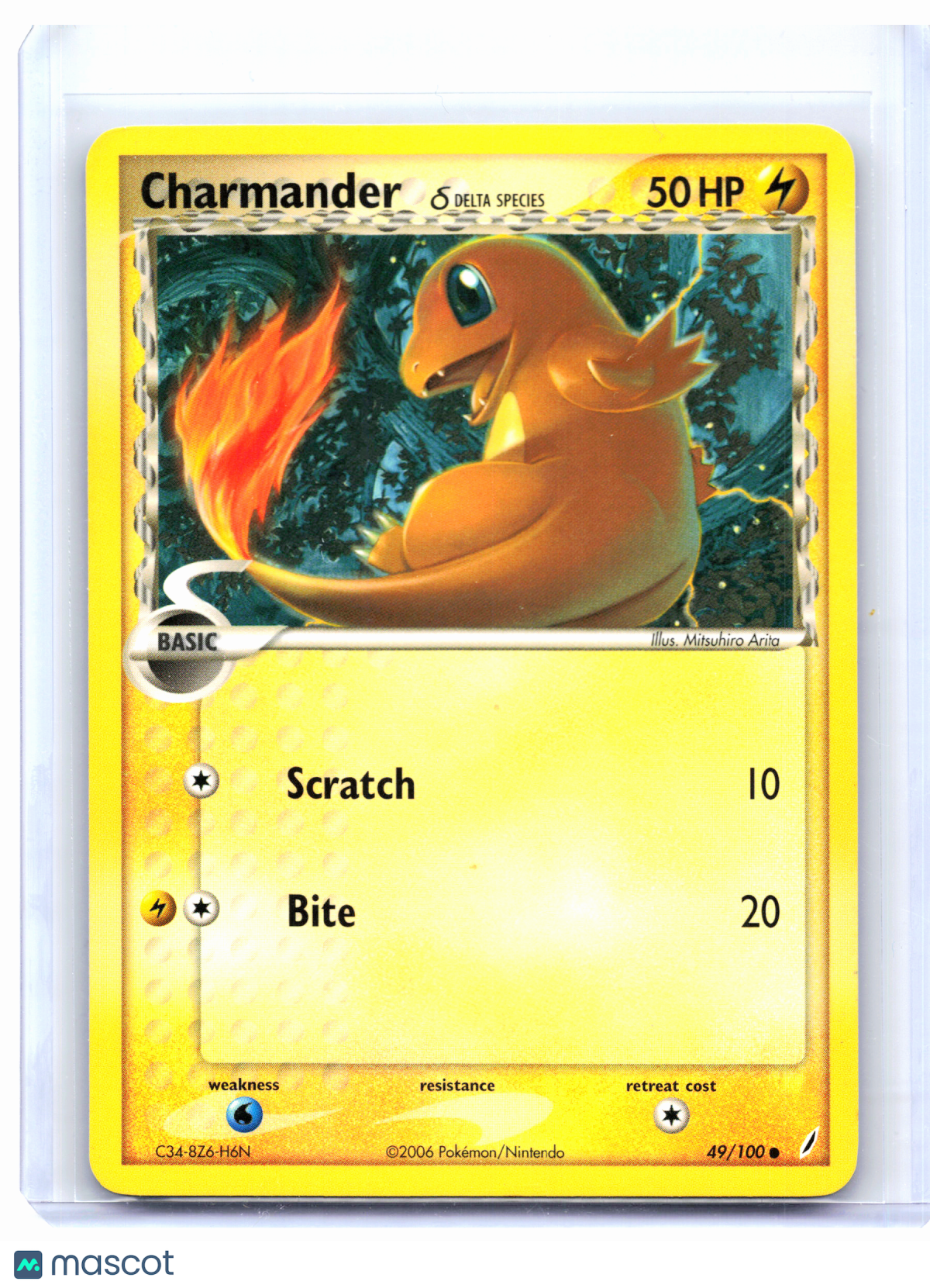 2006 Pokemon—Charmander (Delta Species) #49 EX Crystal Guardians—Common Nonholo