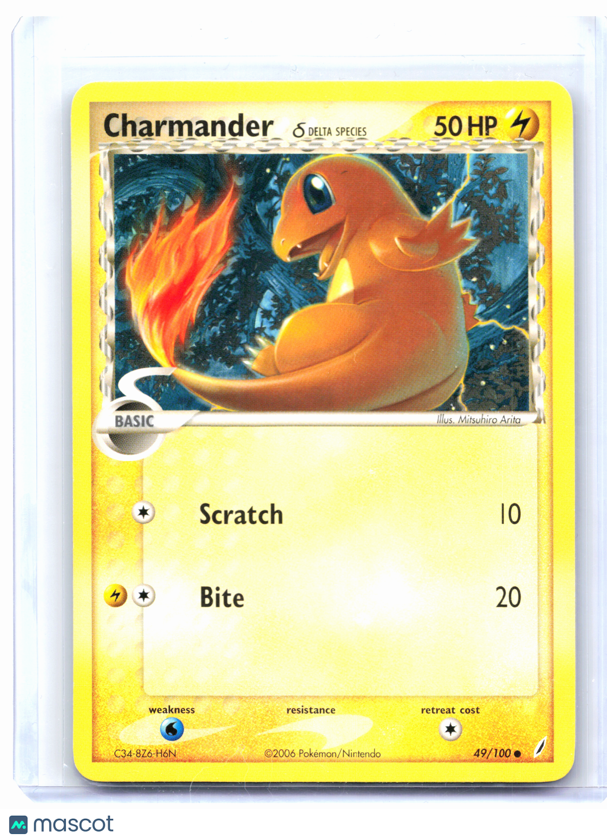 2006 Pokemon—Charmander (Delta Species) #49 EX Crystal Guardians—Common Nonholo