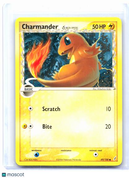 2006 Pokemon—Charmander (Delta Species) #49 EX Crystal Guardians—Common Nonholo