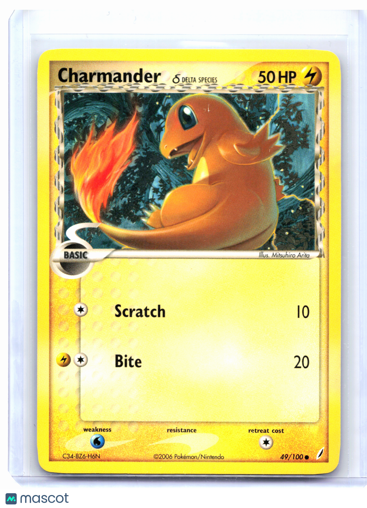 2006 Pokemon—Charmander (Delta Species) #49 EX Crystal Guardians—Common Nonholo