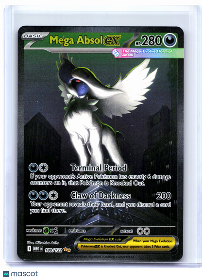 2025 Pokemon—Mega Absol ex #180/132 Mega Evolution—Special Illustration Rare