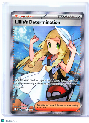 2025 Pokemon—Lillie's Determination #169/132 Mega Evolution Base Set—Ultra Rare