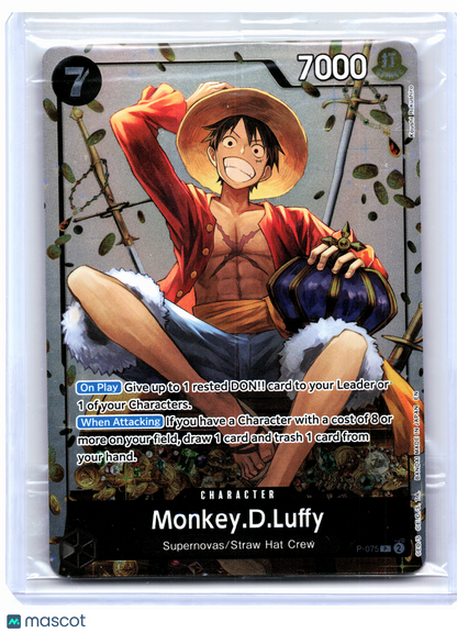 2026 One Piece—Monkey.D.Luffy (Tin Pack Set Vol. 2) #P-075—Promo Foil [Sealed]
