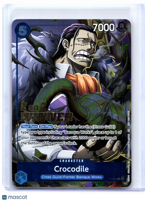 2025 One Piece—Crocodile (Store 2-on-2 Battle 2025 Winner) #P-082—Promo Foil