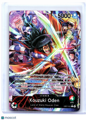 2024 One Piece—Kouzuki Oden (Alt Art) #EB01-001 Memorial Collection—Leader Foil