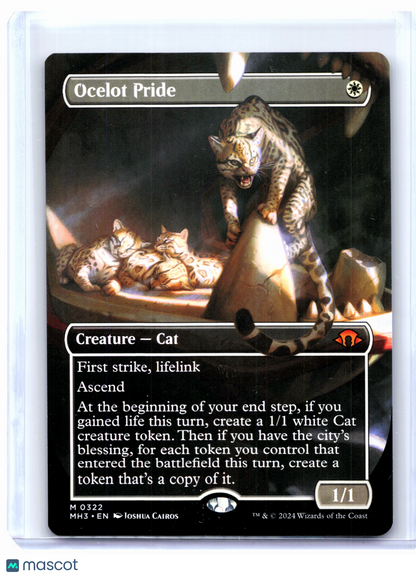 2024 Magic: TG—Ocelot Pride (Borderless) #0322 Modern Horizons 3—Mythic Nonfoil