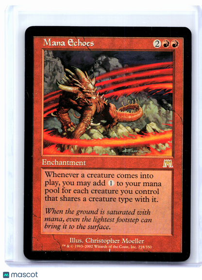 2002 Magic: The Gathering—Mana Echoes #218 Onslaught—Rare Nonfoil