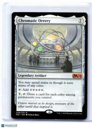 2020 Magic: The Gathering—Chromatic Orrery #228 Core Set 2021—Mythic Nonfoil