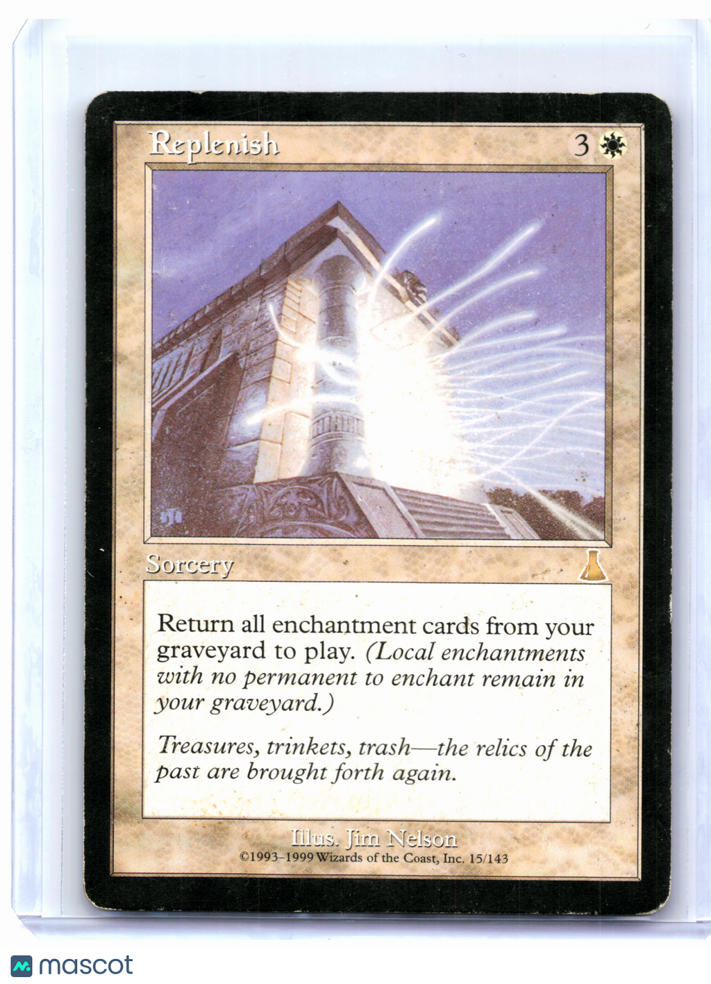 1999 Magic: TG—Replenish #15 Urza's Destiny—Rare Nonfoil [Heavily Played]