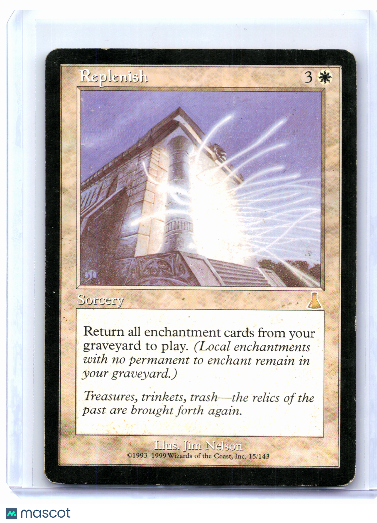 1999 Magic: TG—Replenish #15 Urza's Destiny—Rare Nonfoil [Heavily Played]