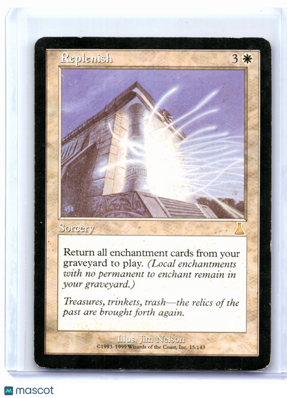 1999 Magic: TG—Replenish #15 Urza's Destiny—Rare Nonfoil [Heavily Played]
